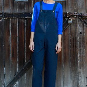 Me & Arrow Navy Overalls